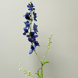 zijde blauwe kunstbloem ridderspoor