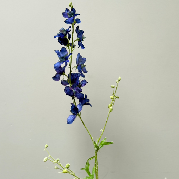 zijde blauwe kunstbloem ridderspoor