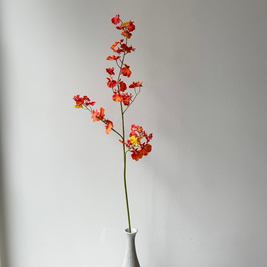 oranje dansende orchidee kunstbloem