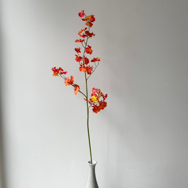 oranje dansende orchidee kunstbloem