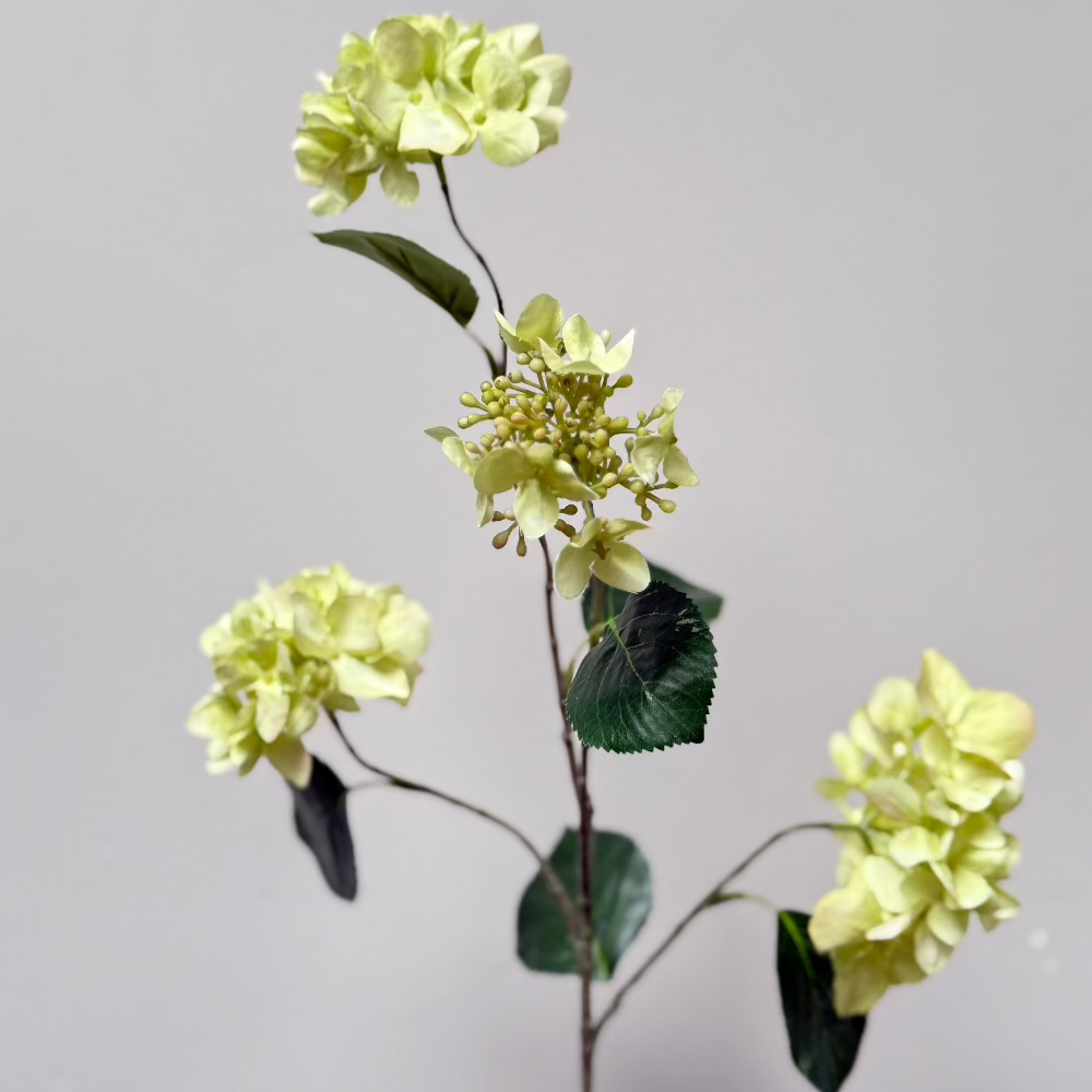 Prachtige witte hortensia spray kunstbloem