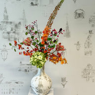 Boeket Orange Glory | Oranje zijden bloemen boeket | Amsterdam