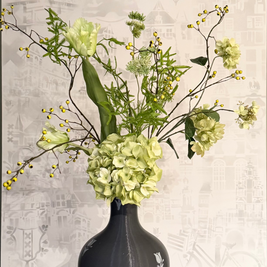 zijden-kunstbloemenboeket-hortensia-bes-tulp-dille-3dgeprint-vaas