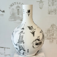 Vaas graffiti Amsterdam XL