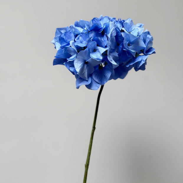Blauwe hortensia, kunstbloem
