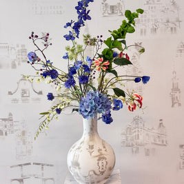 Boeket Delft Blue Elegance