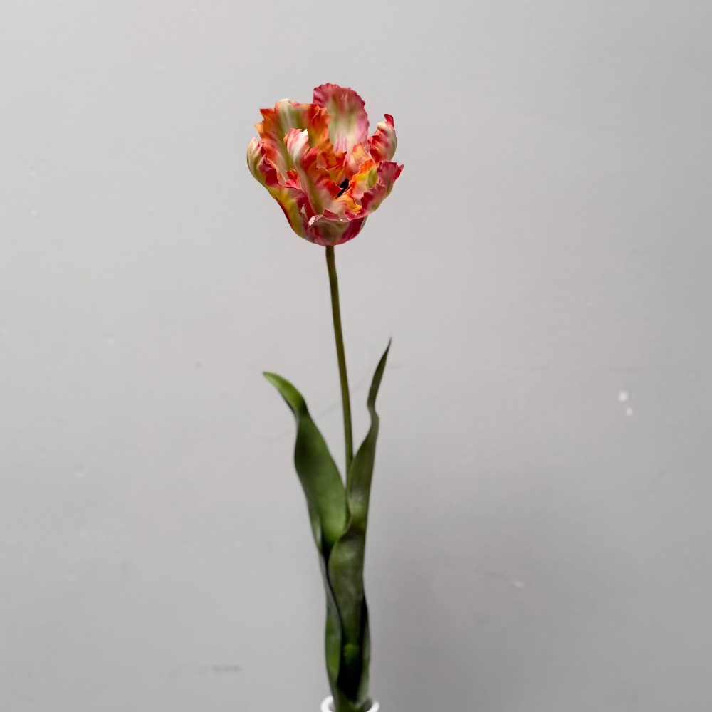 zijden-papegaai-tulp-rood-geel-nepbloem-kunstbloem-decoratie